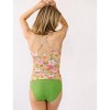 Lime Ricki Women's Garden Party Double-Cinch Tankini Top - 2 of 4