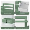Fortune Candy 34.45'' Tall 5-Tier Metal Rolling Cart, Home Organization - 2 of 4