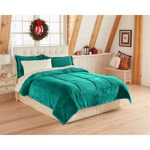 BrylaneHome BH Studio Microfleece Comforter - 1 of 4