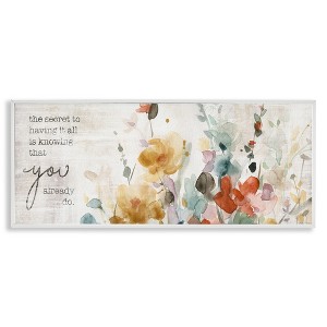 Stupell Industries Knowing You Have It Motivational, 24" x 10" - 1 of 4
