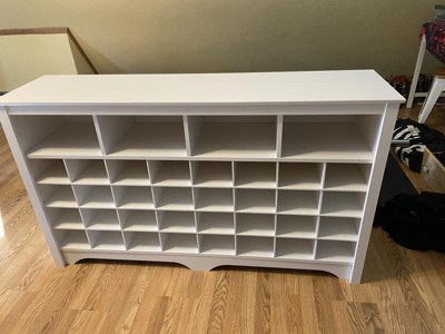 60 Entryway Shoe Cubby Console Prepac Target