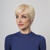 Jessie's Wig 8 Inch Pixie Cut Bangs With Wig Short Synthetic Hair Blonde Color 1 Pc/Pack - 2 of 4
