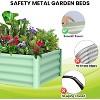 CuisinSmart Outdoor Rectangular Raised Garden Bed, Rectangular Planter Raised Beds for Plants, Vegetables and Flowers - 4 of 4