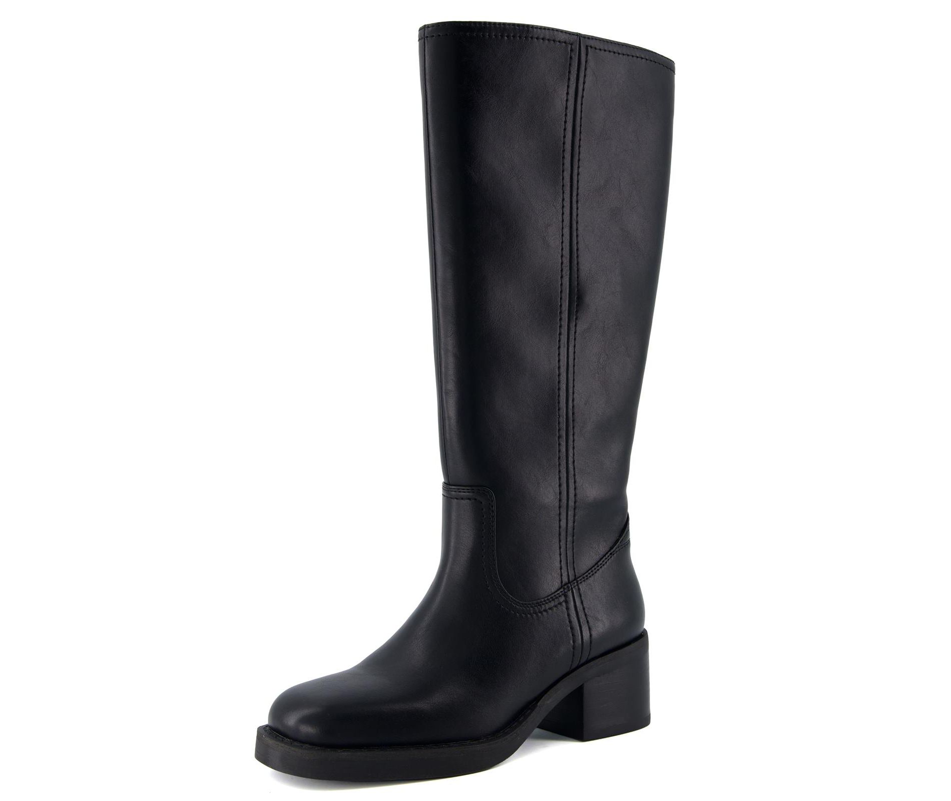 CUSHIONAIRE Sawyer Tall Chunky Heel Womens Boots - Pull On Casual Knee High Boots for Women