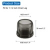 Unique Bargains Elastic Soft Chair Leg Protect Non-Slip Silicone Floor Pads 16 Pcs - 2 of 3