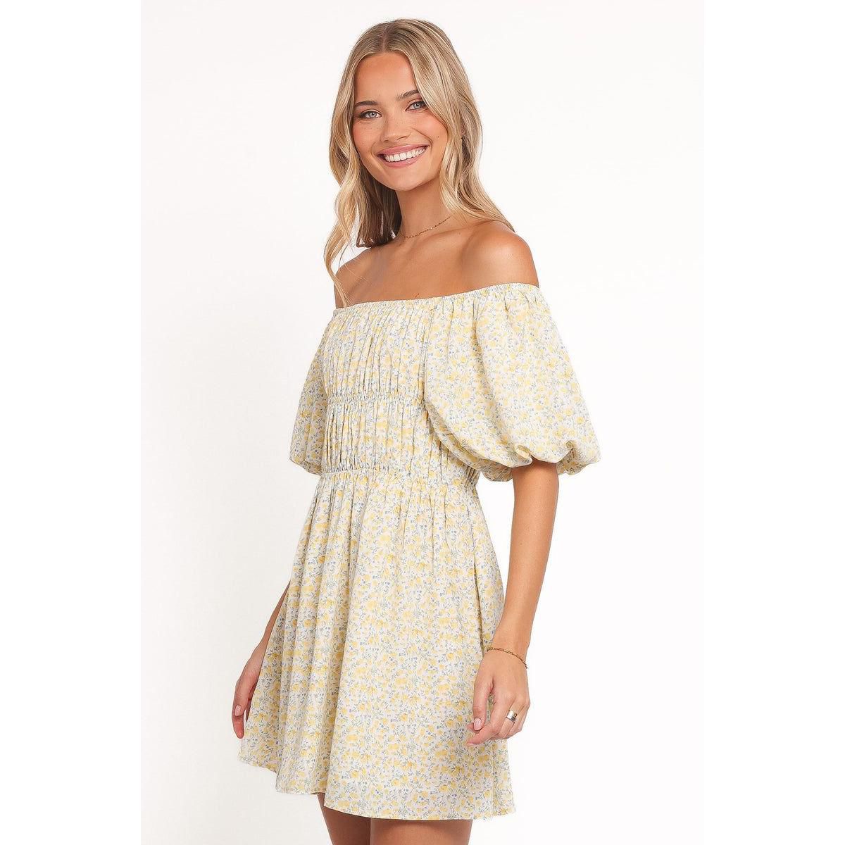 Tori Off Shoulder Mini Dress - thumbnail 2