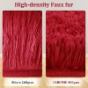 Luxurious Faux Fur Shag Rug – Thick, Soft, Non-Slip, Cozy Carpet for Home Decor, Nursery, and Living Room Tie-Dye - 4 of 4