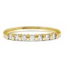 H.J. Namdar 0.25 ct tw Round Diamond Bar Set Band Ring 14K Gold Natural Diamonds - 2 of 4