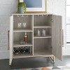 Larkin Faux Marble Wine Cabinet White - Steve Silver Co. - 4 of 4
