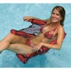 Swim Central Floating Noodle Fun Seat  - 28" - Red and Black - 2 of 2