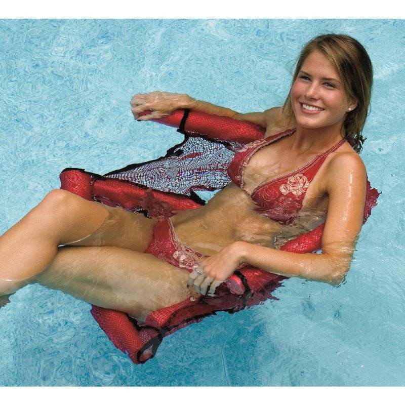 Swimline Water Sports Foam 1-Person Noodle Fun Seat for the Swimming Pool - Red, 2 of 3