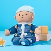 8" Boy Soft Little Baby Doll Space Pajamas - Gigglescape™ - 2 of 3