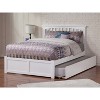 Vintage Platform Bed with Trundle & USB - Modern Storage Bed Frame, No Box Spring Needed - 77"L x 57.75"W - 2 of 4