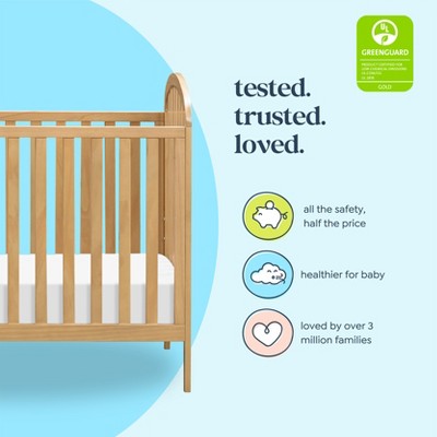 Honey Wood 3-in-1 Convertible Crib