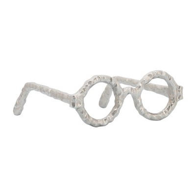Sagebrook Home Abstract Glasses Aluminum Sculpture Decoration