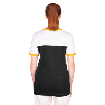 MLB Pittsburgh Pirates Women's Bi-Blend Ringer T-Shirt