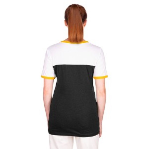 MLB Pittsburgh Pirates Women's Bi-Blend Ringer T-Shirt - 1 of 4