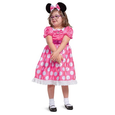 Kids' Adaptive Mickey Mouse & Friends Minnie Mouse Halloween Costume Dress with Headpiece