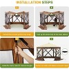 10'x10' Instant Screen House Tent, Outdoor Gazebo with 6 Mesh Walls, Lightweight Folding Shelter for Camping, Backyard & Patio - 2 of 4