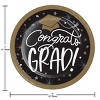 Creative Converting 7" Glowing Graduate Dessert Paper Plates 24ct - 3 of 3