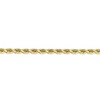 Black Bow Jewelry Men's 5mm, 10k Yellow Gold Diamond Cut Solid Rope Chain Bracelet - 2 of 4