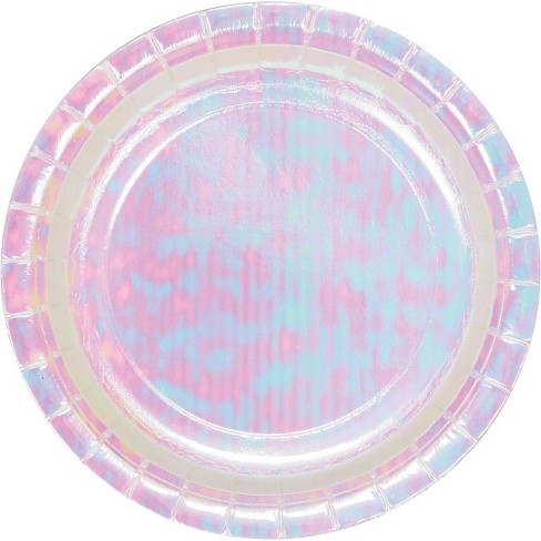 24ct Iridescent Disposable Party Cups : Target