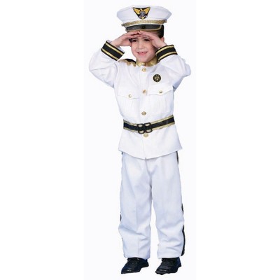 Dress Up America Navy Admiral Costume - Ship Captain Uniform For Kids ...