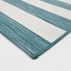 Outdoor Rug Worn Stripe- Threshold™ - 2 of 4