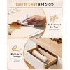 Electric Food Warming Mat – Fast, full-surface heating, 3 temperature settings, roll-up for portability, multi-functional (WHITE) - 4 of 4