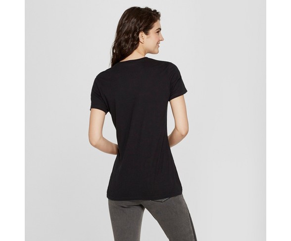 Women's Love, Simon Short Sleeve Graphic T-Shirt (Juniors') Black M