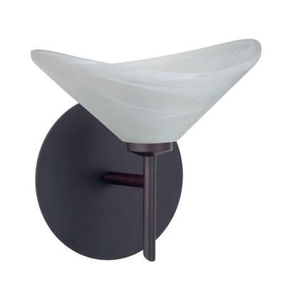 Besa Lighting Hoppi 1 - Light Wall Light in  Bronze