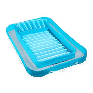 Inflatable Tanning Pool Lounge Float | Tanning Pool Float | Personal Pool Lounger | Tanning Pool with Pillow | Inflatable Tanning - 1 of 4