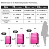 YONWAY 3 Piece Luggage sets, Expandable Lightweight Suitcase, Hardshell Suitcase with TSA Lock Spinner Wheels, 20" 24" 28" Luggage - 3 of 4