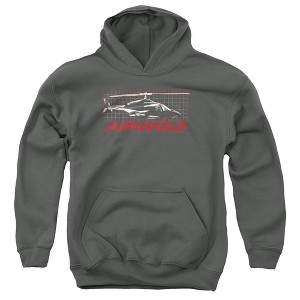 Boys’ Airwolf Grid Hooded Sweatshirt - 1 of 4