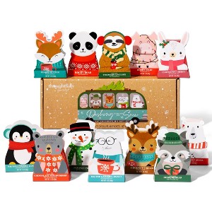 Thoughtfully Gourmet, Hot Chocolate Gift Set in Holiday Character Packaging, Flavors Include Rocky Road, Cookies Butter, Pumpkin Pie & More, Set of 12 - 1 of 4