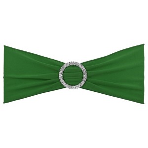 Unique Bargains Polyester Wedding Decoration Stretch Chair Sashes Bows 10 Pcs - 1 of 4