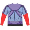 Men's Masters Of The Universe Skeletor Costume (Frontback Print) Long Sleeve Costume T-Shirt - 3 of 4
