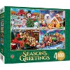 MasterPieces 500 Piece Jigsaw Puzzle - Season's Greetings 4-pack - 14"x19" - 2 of 4
