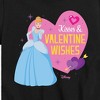 Girls' - Disney Princess - Kisses and Valentine Wishes Short Sleeve Graphic T-Shirt - 2 of 4