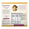 Sukhi's Indian Potato & Pea Vegetarian Samosa Frozen Appetizer Snack with Cilantro Chutney Dipping Sauce - 10oz - 3 of 4
