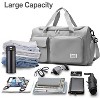 Luupatchy Travel Duffel Bag - with Adjustable Shoulder Strap, Shoe Compartment & Wet Pocket, Waterproof Gym/Yoga/Overnight/Travel Bag - 4 of 4