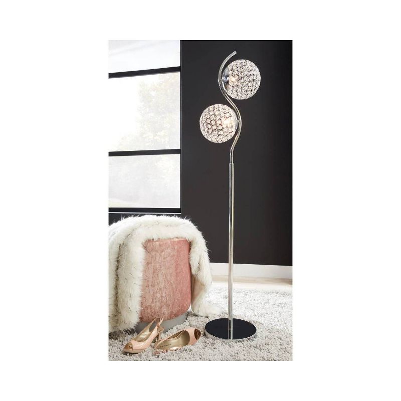 Winter Metal Floor Lamp Clear/Silver - Signature Design by Ashley, 3 of 5