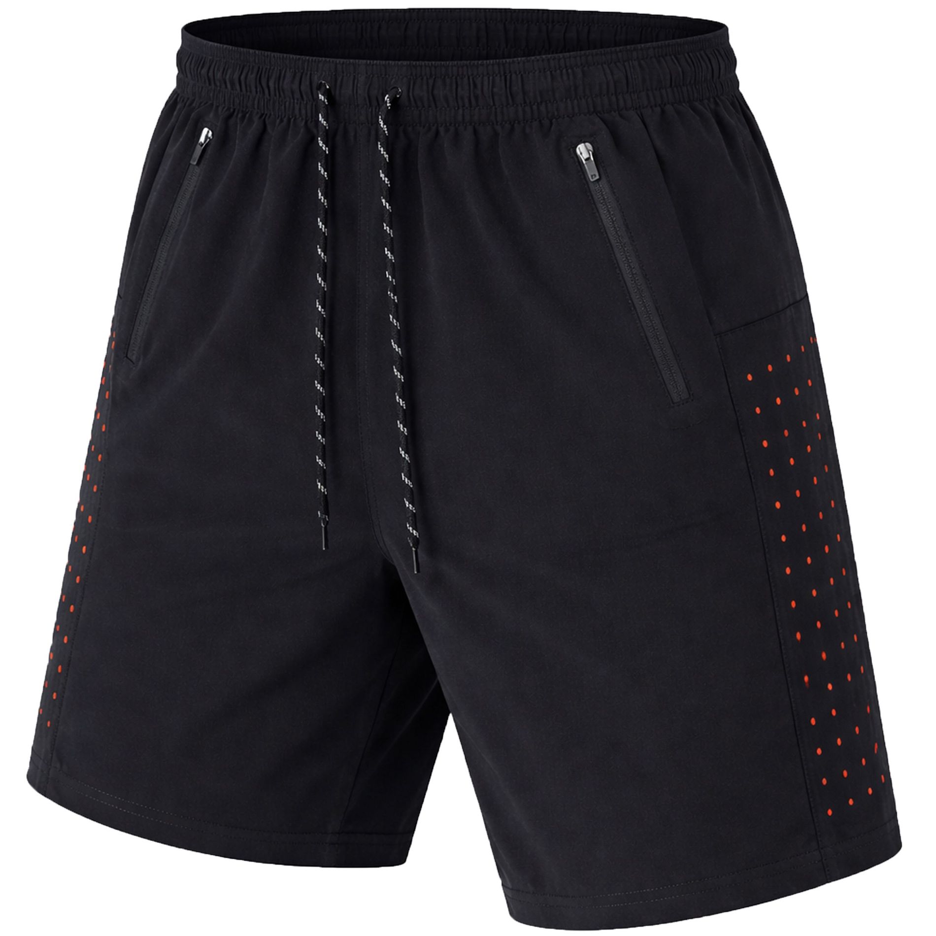 Jump Start Men's Performance Training Shorts With Zipper Pockets