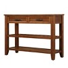 FURNIinspire Console Tables Wood Buffet Sideboard, Living Room Side Table with Shelves, Console Table for Entryway, Brown, 13.78"*42"*30" - 2 of 4