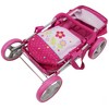509Crew: Garden Doll Pram -Large Canopy, Storage Basket & Bassinet 3+ - 3 of 4