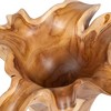 Uttermost 17134 Stunning Teak Flow Outdoor Bowl Crafted from Natural Handcarved Teak Wood - 4 of 4