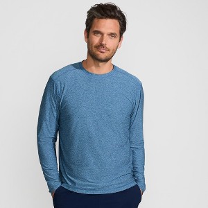 Lands' End Men's Long Sleeve Swim Tee Rash Guard - 1 of 4