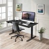 Mount-It! Dual Motor Electric Standing Desk with 55" Tabletop, Black - 2 of 4