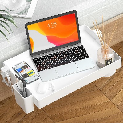 MaseiKar Bedside Shelf for Bed, Foldable Bunk Bed Shelf Organizer for Room Essentials Clip On Nightstand Bed Side Shelf Tray