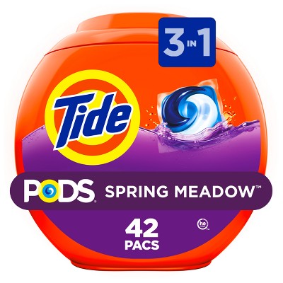 Tide Spring Meadow Pods HE Compatible Laundry Detergent Soap Pacs